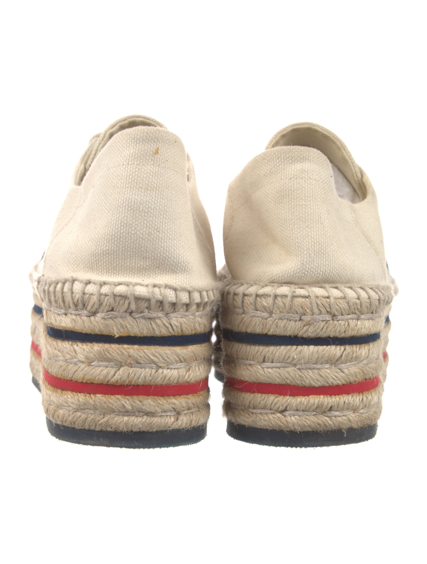 Gucci Web Accent Canvas Espadrille Sneakers